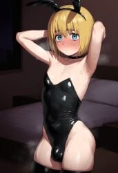 1boy 1femboy :< ai_generated androgynous armin_arlert armpits arms_above_head arms_behind_head arms_up ass ass attack_on_titan bare_shoulders bed bedroom bedroom_background bedroom_setting big_ass blush blush blush_lines blushing_at_viewer blushing_face blushing_femboy blushing_male blushing_profusely bulge bulge_through_clothing bulge_under_clothes bunny_boy bunny_costume bunny_ears bunnysuit curvy curvy_ass curvy_body curvy_femboy curvy_figure curvy_hips curvy_male curvy_thighs cute_male detailed_background exposed_shoulders fake_animal_ears fake_ears fake_rabbit_ears fake_tail femboy hips latex leotard looking_at_viewer male male_focus male_only male_playboy_bunny otoko_no_ko playboy_bunny playful pout pouting_at_viewer pouting_lips pouty_lips shingeki_no_kyojin shiny_clothes shiny_thighs solo solo_focus steam steaming_body steamy steamy_armpits steamy_breath steamy_penis sweat sweatdrop sweating sweaty sweaty_armpits sweaty_balls sweaty_body sweaty_butt sweaty_genitalia sweaty_male thick_ass thick_hips thick_legs thick_thighs thigh_highs thigh_squeeze thigh_squish thigh_stockings thighs tight_clothes tight_clothing toned toned_arms toned_belly toned_body toned_femboy toned_legs toned_male toned_midriff toned_stomach twink usamin vest wide_hips yaoi