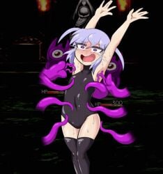 2d animated animated armpits arms_up crying crying_with_eyes_open game_cg higan_reise laugh laughing lavender_hair legwear leotard noircastle open_mouth pink_tentacles sweat sweating tagme tentacle tentacle_monster thighs tickle_fetish tickle_torture tickling tickling_armpits