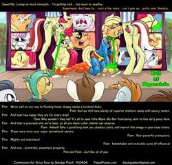 anthrofied apple_bloom_(mlp) applejack_(mlp) bottomless cosplay crossover dc depowered fall_of_equestria featherweight_(mlp) fellatio flam_(mlp) flim_(mlp) forced friendship_is_magic helpless kryptonite my_little_pony nipples oral oral_sex penis pipsqueak_(mlp) public rape rumble_(mlp) sex smooth_skin smudge_proof snails_(mlp) snips_(mlp) supergirl_(cosplay) superman supermare sweet_apple_acres