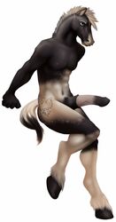 anthro equine fur furry horse lordwolfie male male_only mammal nude onu penis radek solo tattoo