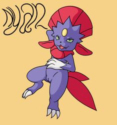 female flygon_(artist) furry green_eyes meraence nintendo no_humans nude pokemon pokephilia pussy solo video_games weavile