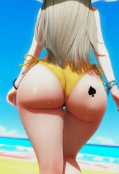 1girls ai_assisted ai_generated animated anonymous_artist ass ass_focus ass_view beach beach_background beach_hat big_ass big_breasts big_butt bikini bikini_bottom bikini_only bikini_top blonde_hair blue_archive blue_sky breasts brown-haired_female brown_hair bubble_ass bubble_ass_(female) bubble_butt bubble_butt_(female) busty busty_female busty_teenager butt_close-up butt_focus cleavage coast curvaceous curvaceous_body curvaceous_female curvaceous_figure curvaceous_hips curvaceous_teenager curvy curvy_body curvy_female curvy_figure curvy_hips day daylight daytime fat_ass fat_ass_mommy female female_focus female_only front-tie_bikini_top front-tie_top green_eyes green_halo hair_intakes halo hat hat_flower high_school_student horizon hourglass_figure huge_ass huge_breasts jiggle jiggling_ass large_breasts light-skinned_female light_skin long_hair loop looping_animation mature_female milf no_sex nonomi_(blue_archive) nonomi_(swimsuit)_(blue_archive) nonsexual not_nude ocean official_alternate_costume outdoor outdoors outside pale-skinned_female pale_skin qos qos_tattoo queen_of_spades safe_for_work sand schoolgirl sea seaside sexy_body sfw shorter_than_30_seconds side-tie_bikini side-tie_bikini_bottom sky solo string_bikini sun_hat swimsuit swimwear tagme tattoo teenage_female teenager thick thick_ass thick_thighs thighs uncensored vertical_video video viewed_from_behind voluptuous voluptuous_body voluptuous_female waist walk_cycle walking walking_away white_hat wide_hips wide_thighs yellow_bikini yellow_bikini_bottom yellow_bikini_only yellow_bikini_top yellow_string_bikini yellow_swimsuit yellow_swimwear young_female young_woman