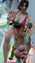 mai shiranui from fatal fury by lucyfier