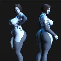 cortana from halo (series) by skittym
