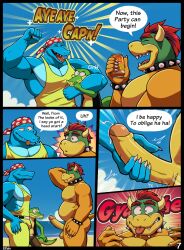 bowser from diddy kong racing by elfein