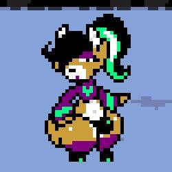 animated animated_gif animation anthro cock emo emo_boy emo_hair exposed_belly faun femboy femboy_only flat_chest flat_chested furry gif goat goth goth_boy ingame jakodrd male male_focus male_only npc penis pixel_(artwork) pixel_animation pixel_art pixelated ponytail shaking_ass shaking_hips shaking_legs snowdin swinging_penis thick thick_ass thick_legs thick_thighs thigh_highs thighhighs thong toby_fox undergoon undertale undertale_(series)