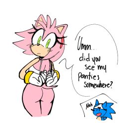 amy rose from sega by ninotrash