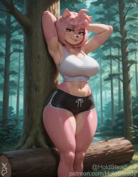 amy rose from patreon by holdsteady