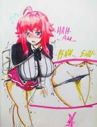 rias gremory from high school dxd by alphahyoudou