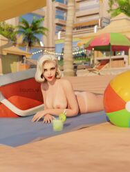 angela ziegler from overwatch by squidlab