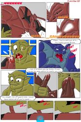 2007 anthro anus broadway_(gargoyles) bronx_(gargoyles) brooklyn_(gargoyles) comic disney furry gargoyles gay hudson_(gargoyles) lexington_(gargoyles) male_only penis yaoi