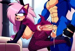 ai_generated ass blue_body breasts incest incest_(lore) magenta_fur male/female pink_hair sex sonia_the_hedgehog sonic_(series) sonic_the_hedgehog sonic_the_hedgehog_(series) sonic_underground straight veiny_penis