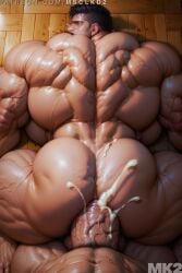 (mk2) ai_generated anal anal_sex biceps bodybuilder boner cum cum_drip cum_in_ass cum_on_body drooling fit_male flexing floor gay growing gym hairy hyper hyper_muscle hyper_muscular male male_only massive muscle_god muscle_growth muscle_monster muscles muscular muscular_arms muscular_male muscular_thighs nsfw nude on_the_floor pecs posing ripped_clothing semen suit surprised sweat vascular vein weightlifting