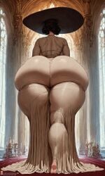 1girls 2024 ai_generated alcina_dimitrescu ass ass_bigger_than_head ass_focus big_breasts big_butt biohazard bottom_heavy breasts bubble_ass bubble_butt child_bearing_hips clothed clothing curvaceous curvy curvy_female curvy_figure dress facing_away fat_ass female from_behind full_body gigantic_ass hat hips huge_ass huge_breasts huge_butt hyper_ass hyper_hips large_ass large_breasts large_butt long_dress massive_breasts mature_female pale-skinned_female resident_evil resident_evil_8:_village royalty solo tall_female thick_ass thick_thighs tight_clothing tight_dress viralcat voluptuous voluptuous_female white_dress wide_ass wide_hips