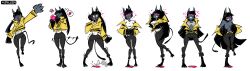 4five1 bra cat_ears cat_girl female_only femsub furry happy_trance hypnosis hypnosis jacket jeans love_potion nipples original spiral_eyes undressing