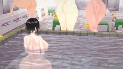 7girls ass bath bathing big_ass big_breasts big_butt black_hair blue_eyes blue_hair blush breasts brown_hair bubble_butt danganronpa danganronpa_another dat_ass dumptruck_ass fanganronpa group_bathing hatano_ayame huge_ass hugeassfan inori_kanata iranami_satsuki koikatsu kurokawa_mikako mekaru_rei multiple_females multiple_girls offscreen_character oiled_skin orange_hair pink_hair shiny_skin shower sideboob small_breasts smooth_skin steam taira_akane thick_thighs tomori_kizuna water yellow_eyes