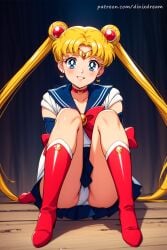 1girls ai_generated athletic athletic_female bishoujo_senshi_sailor_moon blonde_hair blue_eyes blush boots choker clothing cute cute_face detailed dinixdream earrings eyelashes female female_only fit fit_female focus high_quality legs light-skinned_female light_skin lips looking_at_viewer mature panties patreon patreon_username petite posing sailor_moon skirt slim tagme teenager thick_thighs thighs tiara twintails usagi_tsukino young younger_female