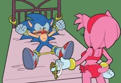 amy_rose arborialrodent ball_gag bondage bra female furry gloves imminent_rape key male questionable_consent restrained scared_expression sega shocked shoes sonic_(series) sonic_the_hedgehog sonic_the_hedgehog_(series) underwear