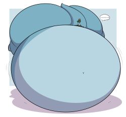 anthro big_ass bubble_butt huge_ass hyper_ass inflation overweight puffster3 tagme thick_thighs wide_hips