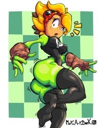 1girls anthro anthrofied ass breasts breasts female flicker_mat flora_fauna freckles plant plant_girl plant_humanoid plantie plants_vs_zombies popcap_games pussy solar_flare_(pvz) sunflower_(pvz)