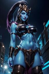 ai_generated big_breasts civitai female ghost ghost_girl ijwitgs8 kalista league_of_legends looking_at_viewer realistic video_games