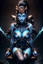 ai_generated big_breasts civitai female ghost ghost_girl ijwitgs8 kalista league_of_legends looking_at_viewer realistic video_games