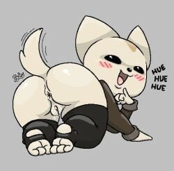 >:3 3_toes 4_fingers :3 aggie.io_(artwork) aggretsuko all_fours anthro anus ass barefoot big_butt big_ears black_eyes black_nose blush bodily_fluids bottomless canid canine clothed clothing dripping dripping_pussy emanata feet female fennec_fox fenneko fingers fox fur genital_fluids genitals glistening glistening_butt glistening_eyes grey_background huehuehue kneeling laugh legwear lips looking_at_viewer looking_back low_res mammal motion_lines narrowed_eyes pillothestar pinup plump_labia pose puffy_anus pussy pussy_juice_drip raised_tail sanrio shaking short_stack simple_background smile solo squish stockings sweater tail tail_motion tailwag tan_body tan_fur teasing text thick_bottom_lip thick_tail thick_thighs thigh_highs thigh_squish toeless_legwear toes tongue topwear true_fox vaginal_fluids wet wide_hips x3