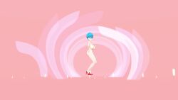 1girls 3d blue_hair bulma_briefs dancing dragon_ball dragon_ball_z female female_pervert legs long_legs miniskirt panties pervert red_skirt sex_invitation sexually_suggestive short_hair skirt tagme video