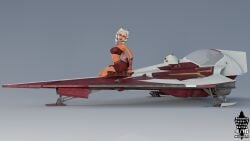 ahsoka_tano alien astromech_droid boots clone_wars dc15-a female female_only gloves jedi jedi_padawan simple_background skirt solo spaceship star_wars togruta tubetop