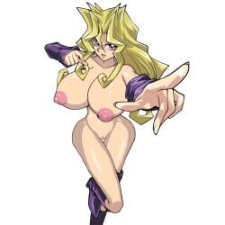 big_breasts bimbo blonde_hair breasts gigantic_breasts hips huge_breasts huge_hips huge_nipples kujaku_mai large_breasts mai_valentine naked nipples nude wide_hips yu-gi-oh! yu-gi-oh!_duel_monsters