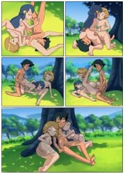 1boy 2girls dawn_(pokemon) deadinside97 pokemon satoshi_(pokemon) serena_(pokemon) trio