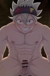 asta_(black_clover) big_penis black_clover dick fully_nude male_only mr.akanaisho07