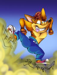 crash bandicoot from crash (series) by sunflower fox