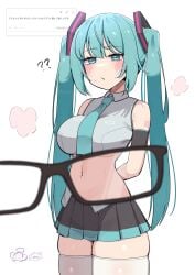 hatsune miku from vocaloid by koeikobo