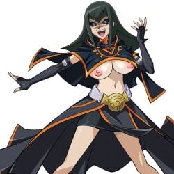 big_breasts bimbo breasts canastus carly_carmine carly_nagisa corruption gigantic_breasts green_hair huge_breasts huge_nipples large_breasts nipples topless underboob yu-gi-oh! yu-gi-oh!_5d's