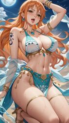nami (one piece) from one piece by cilkmilk