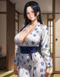 ai_generated alan_ai boa_hancock female female_only one_piece yukata