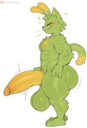 1boy abs ai_generated alien alien_humanoid alien_male balls ballsack big_balls big_penis big_thighs blush chest_tuft civitai dangling_balls gnarpy gnarpy_(regretevator) green_body green_fur green_hair green_skin hair hair_tuft hairy hairy_body hairy_male hanging_balls long_penis male male_only muscles muscular muscular_male naked naked_male penis regretevator roblox roblox_game simple_background solo solo_focus solo_male star tail tall tall_male white_background