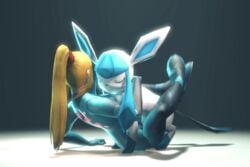 3d animated bestiality crossover eeveelution glaceon human interspecies male_pokemon/female_human metroid missionary missionary_position nintendo pokemon pokephilia samus_aran sex soloid tagme zero_suit zoophilia