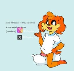 anthro anthro_on_anthro anthro_only canine critters_(poppy_playtime) dogday dogday_(poppy_playtime) doggy domestic_dog furry_only no_humans orange_fur orange_skin poppy_playtime poppy_playtime_(chapter_3) potaxie_catnap sex smiling_critters tagme