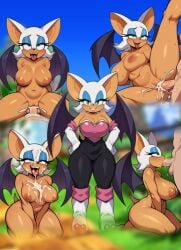 ai_generated bat big_ass big_breasts curvy different_poses edited female furry rouge_the_bat sega sonic_the_hedgehog_(series)