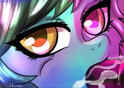 anthro blowjob brony caliluminos cum fellatio girl pony