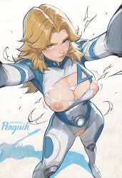 battle_damage breasts_out invisible_woman invisible_woman_(marvel_rivals) marvel_rivals stripped