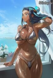 nessa (pokemon) from nintendo by stickyai