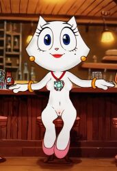 ai_generated domestic_cat dreamworks dreamworks_animation felix_the_cat_(series) female kitty_kat pink_shoes universal_pictures universal_studios