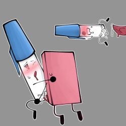 2boys battle_for_dream_island bfdi blush cum_inside cuntboy eraser_(bfdi) intersex mai16644 male/cuntboy object_show object_show_community object_shows pen_(bfdi)