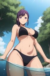 ai_generated aichat bikini candid ecchi pinku pinku.ai pinkuai solo_leveling sung_jin-ah swimming