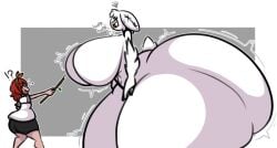 2023 2girls 2spot_studio annoyed anthro ass ass_expansion big_ass big_breasts big_butt bloody_bunny bloody_bunny_(character) breast_expansion breasts butt_expansion colossal_ass duo enormous_ass expansion female female_only gigantic_ass grey_background hi_res huge_ass huge_breasts huge_butt human hyper hyper_ass hyper_breasts hyper_butt lagomorph large_ass large_breasts leporid mammal massive_ass motion_lines multiple_girls puffster3 puffylover1 rabbit simple_background size_difference stick tagme thick_thighs thunder_thighs wide_hips