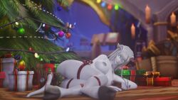 3d big_breasts blizzard_entertainment christmas draenei elly_(draenei) female_only horns huge_breasts masturbation morilymory nude original_character pussy sex_toy solo spread_legs thick_thighs vaginal_insertion vaginal_penetration voluptuous voluptuous_female warcraft white_hair white_skin wide_hips winter_veil world_of_warcraft