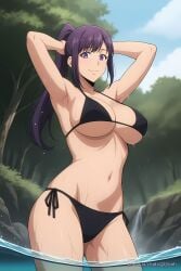 ai_generated aichat bikini candid ecchi pinku pinku.ai pinkuai solo_leveling sung_jin-ah swimming